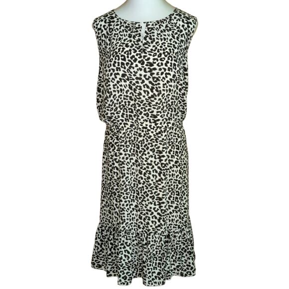 Talbots Dresses & Skirts - TALBOTS Leopard Print Sleeveless Career Dress Plus 24W